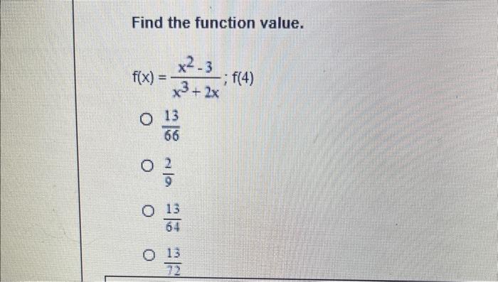 Find The Function Value Calculator