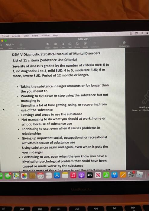 Solved Case 1. Bob DSM-V Diagnosis: for example Alcohol use | Chegg.com