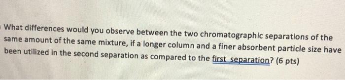 Solved I 5) An unknown mixture has been eluted on a TLC | Chegg.com