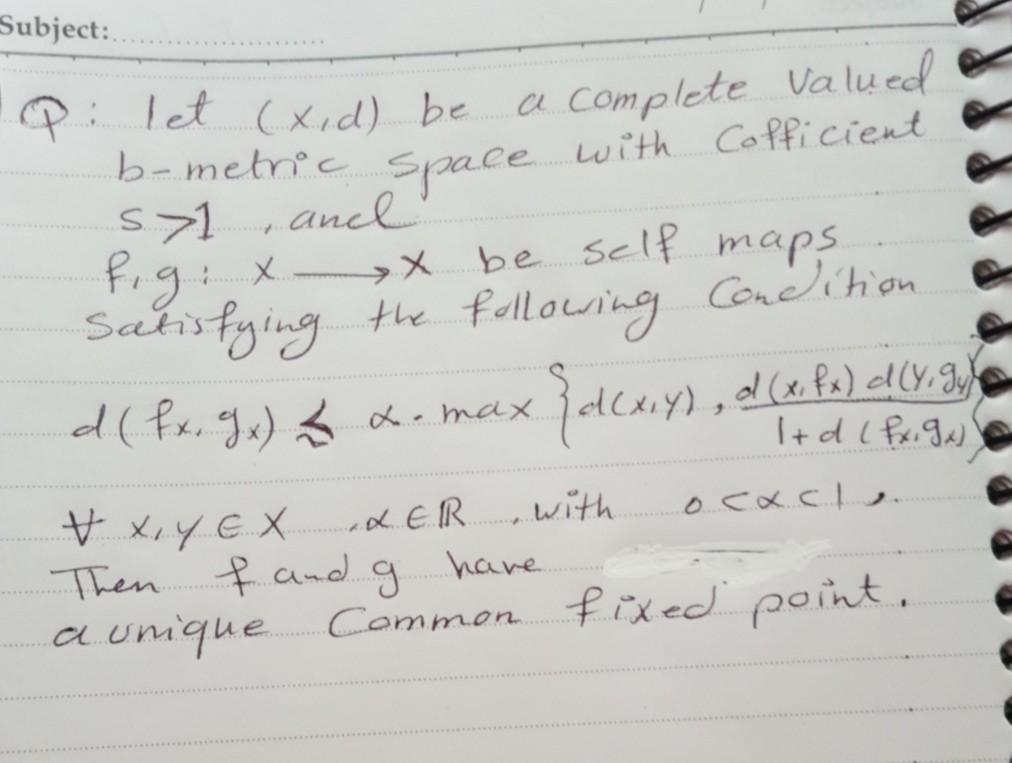 Solved Defi Set X Be A Nonempty Set And Let S>l Be A Given | Chegg.com