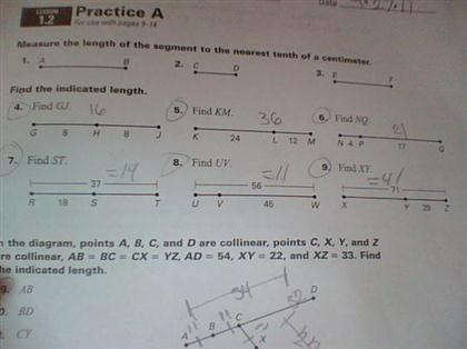 Segment lengths in circles worksheet answers picture