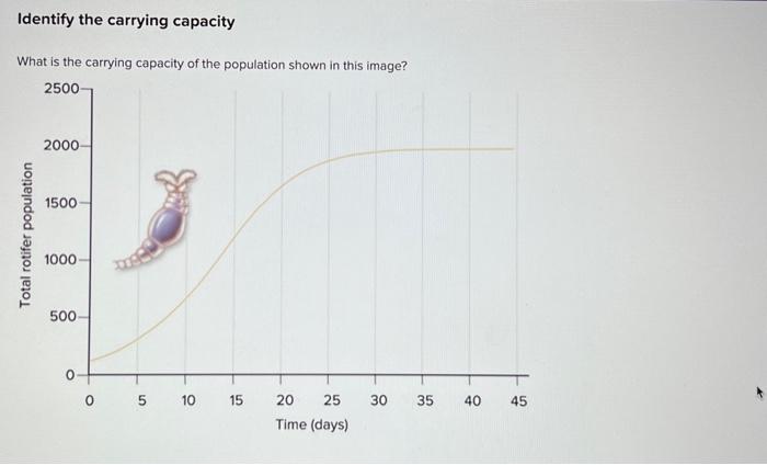 Solved Identify The Carrying Capacity What Is The Carrying Chegg Com   Image