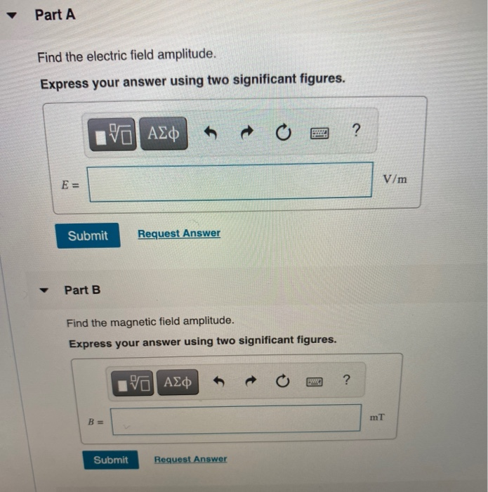 Solved IP Electromagnetic wave has an average energy density | Chegg.com