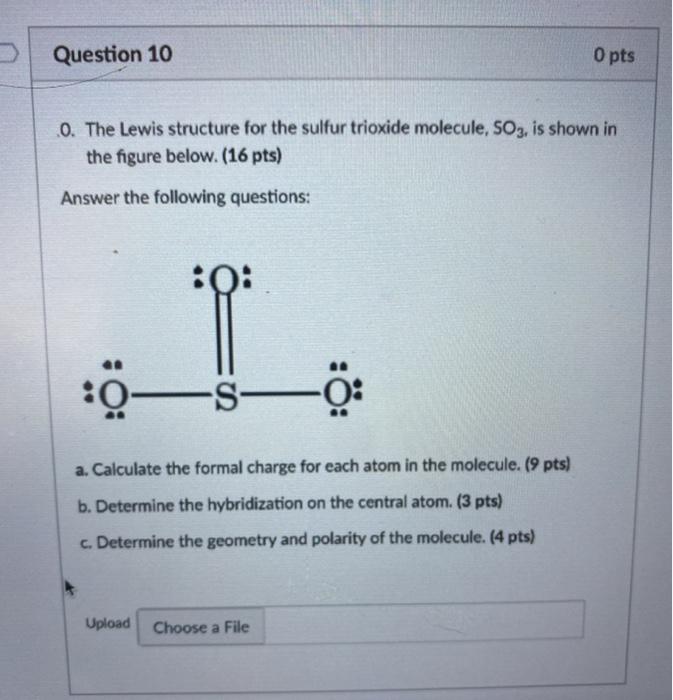 so3 lewis structure with formal charges