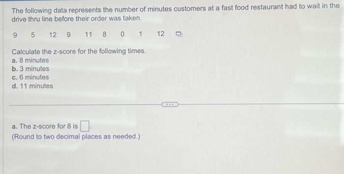 Solved Consider The Following Two Sample Data Sets. A. | Chegg.com