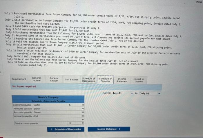 solved-july-1-purchased-merchandise-from-brown-company-for-chegg