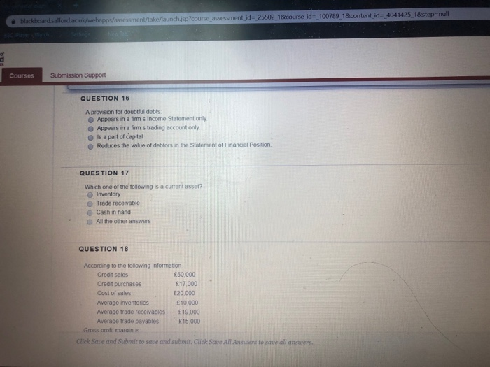 Solved Blackboard.salford.ac.uk/webapps/assessment/take/l...