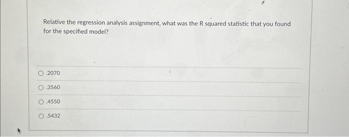 r squared and s assignment quizlet