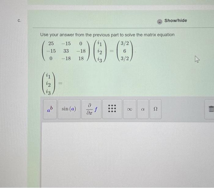 Solved Format: - Remember, Mobius does not check your | Chegg.com