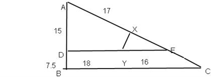 Solved Given That De And Xy Ad Find Ec Chegg Com