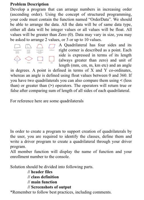 Solved Problem Description Develop A Program That Can | Chegg.com