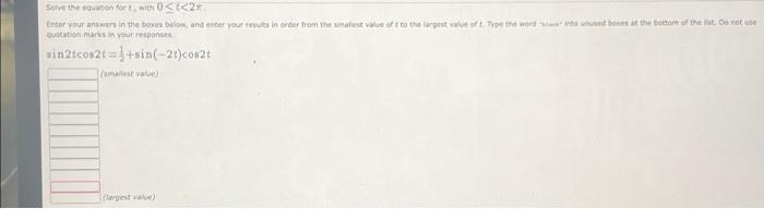 Solved Solve the equaton for i, wits 0≤t