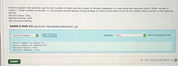 Solved Write a program that asks the user for the number of | Chegg.com