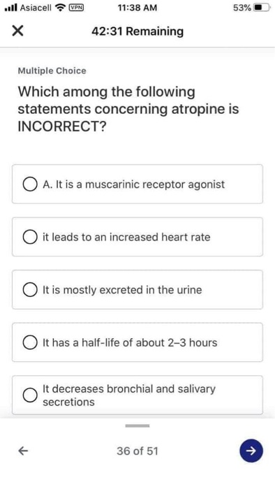 Solved l Asiacell VPN 11:38 AM 53% х 42:31 Remaining | Chegg.com Solved l Asiacell VPN 11:38 AM 53% х 42:31 Remaining | Chegg.com