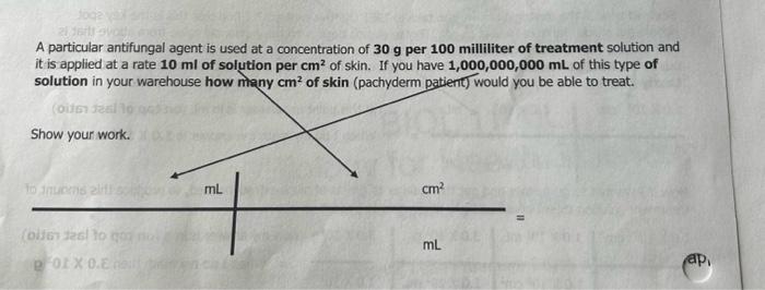 solved-a-particular-antifungal-agent-is-used-at-a-chegg