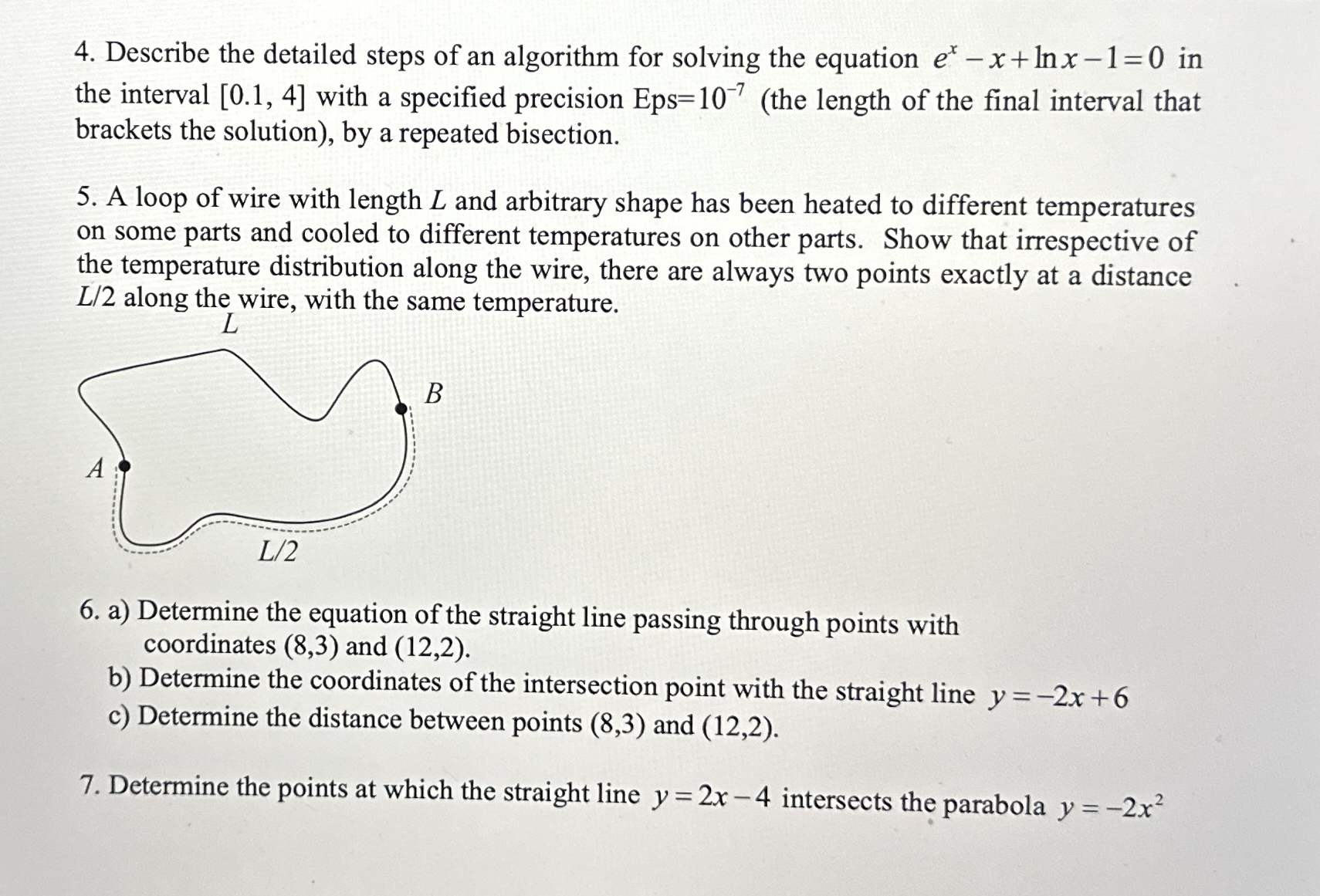 Solved Describe the detailed steps of an algorithm for | Chegg.com
