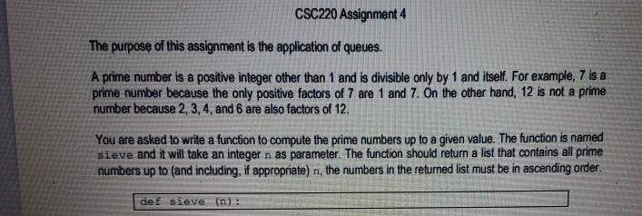 Solved CSC220 Assignment 4 The Purpose Of This Assignment Is | Chegg.com