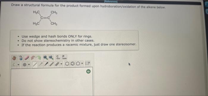 Solved មមមមមមម Draw a structural formula for the product | Chegg.com