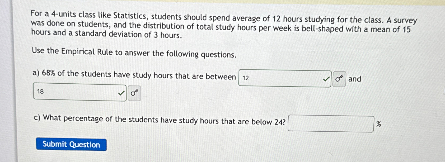 Solved For a 4-units class like Statistics, students should | Chegg.com