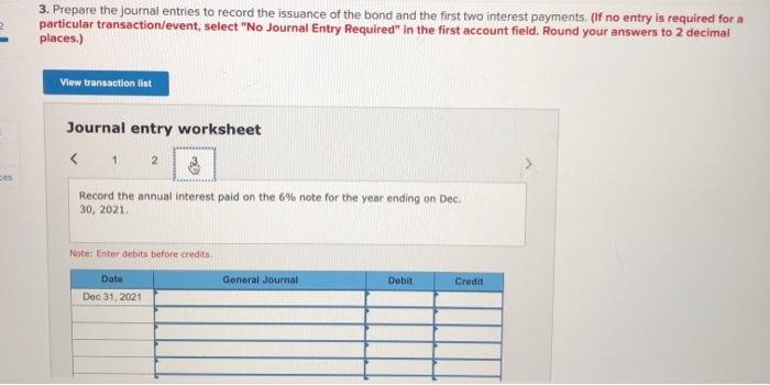 Solved 3. Prepare the journal entries to record the issuance | Chegg.com