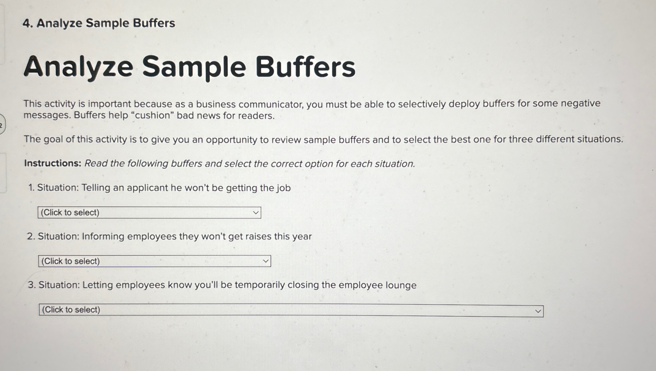 Solved Analyze Sample BuffersAnalyze Sample BuffersThis | Chegg.com