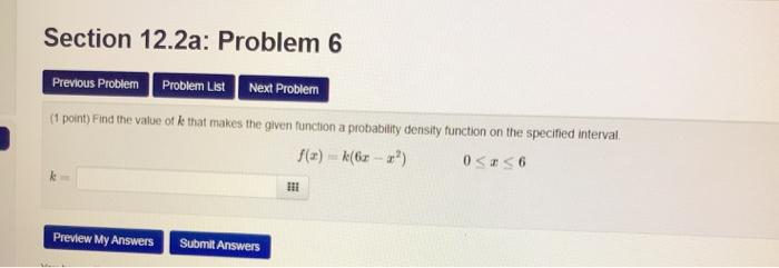 Solved Section 12.2a: Problem 4 Previous Problem Problem | Chegg.com
