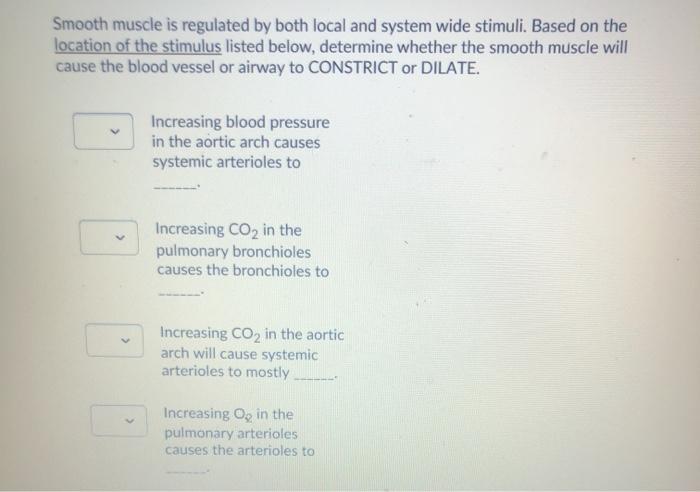 Solved Smooth muscle is regulated by both local and system | Chegg.com