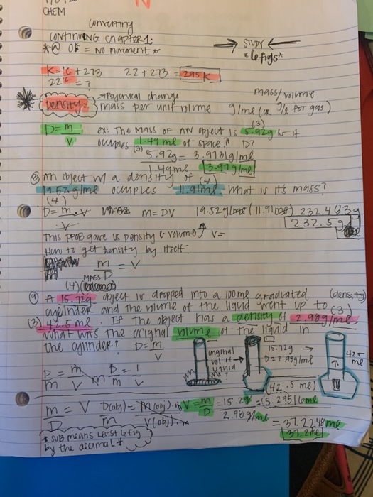 Solved TUDO & le fight CHEM Converting I continuing chapter | Chegg.com