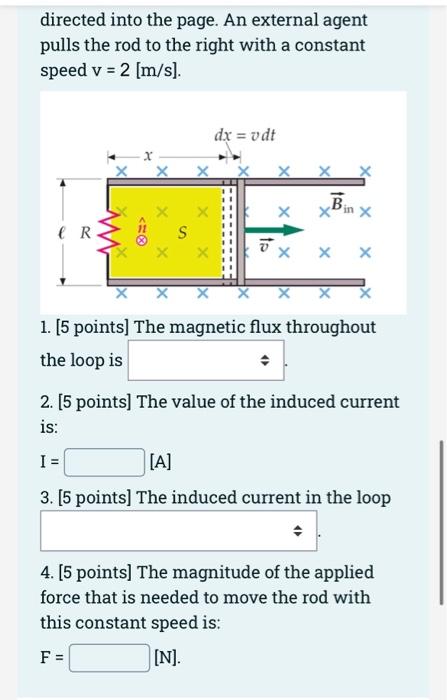 Solved [20 Points] A Conducting Rod Of Length ℓ=9 [cm] Is | Chegg.com