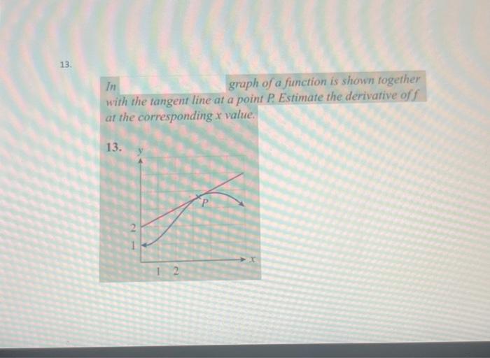 Solved In graph of a function is shown together with the
