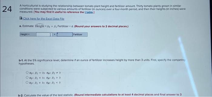 Solved B-2. Calculate The Value Of The Test Statistic (Round | Chegg.com