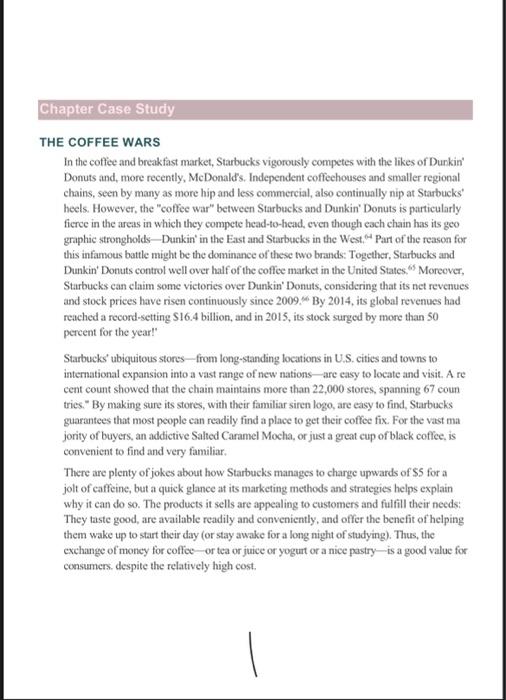 coffee wars case study