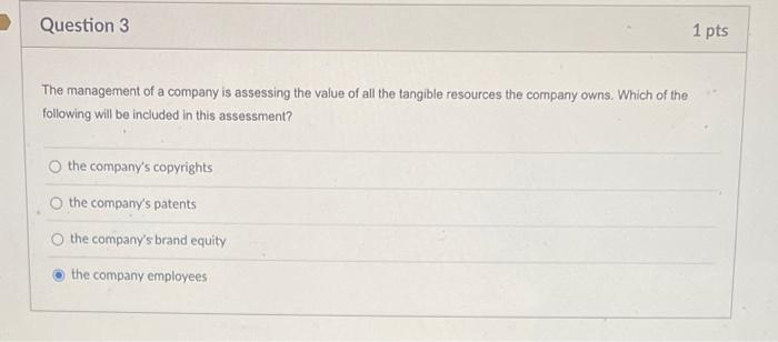 Solved The management of a company is assessing the value of | Chegg.com