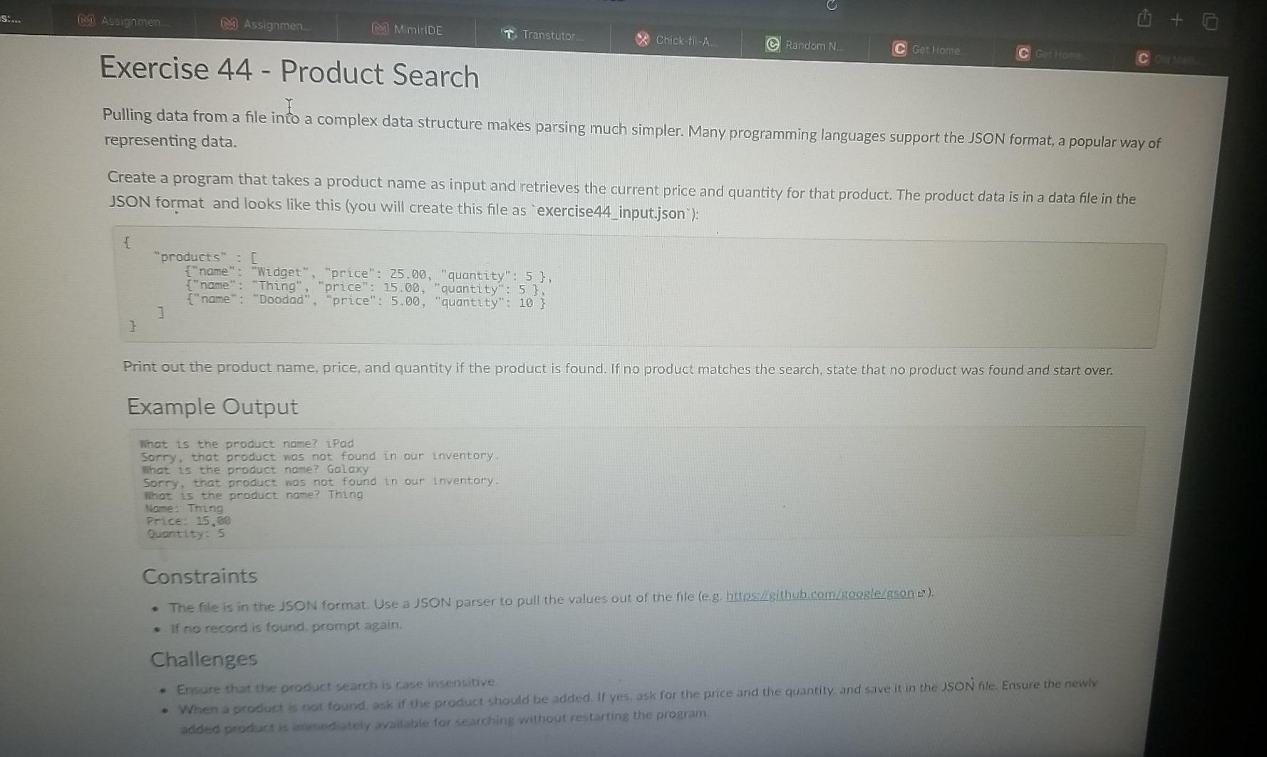 Solved Exercise 43 - Website Generator Programming languages | Chegg.com