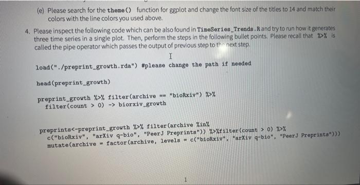 3. Please run the following code and observe how the | Chegg.com
