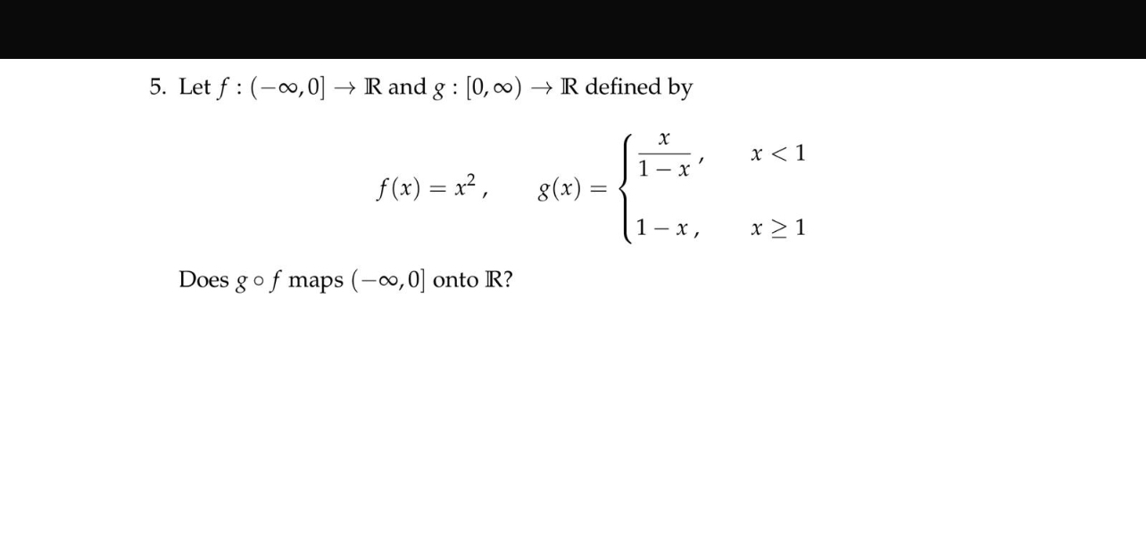 Solved Let F ∞ 0]→r ﻿and G [0 ∞ →r ﻿defined