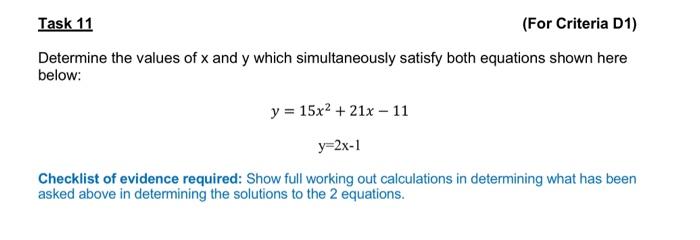 Solved Determine the values of ( x ) and ( y ) which | Chegg.com