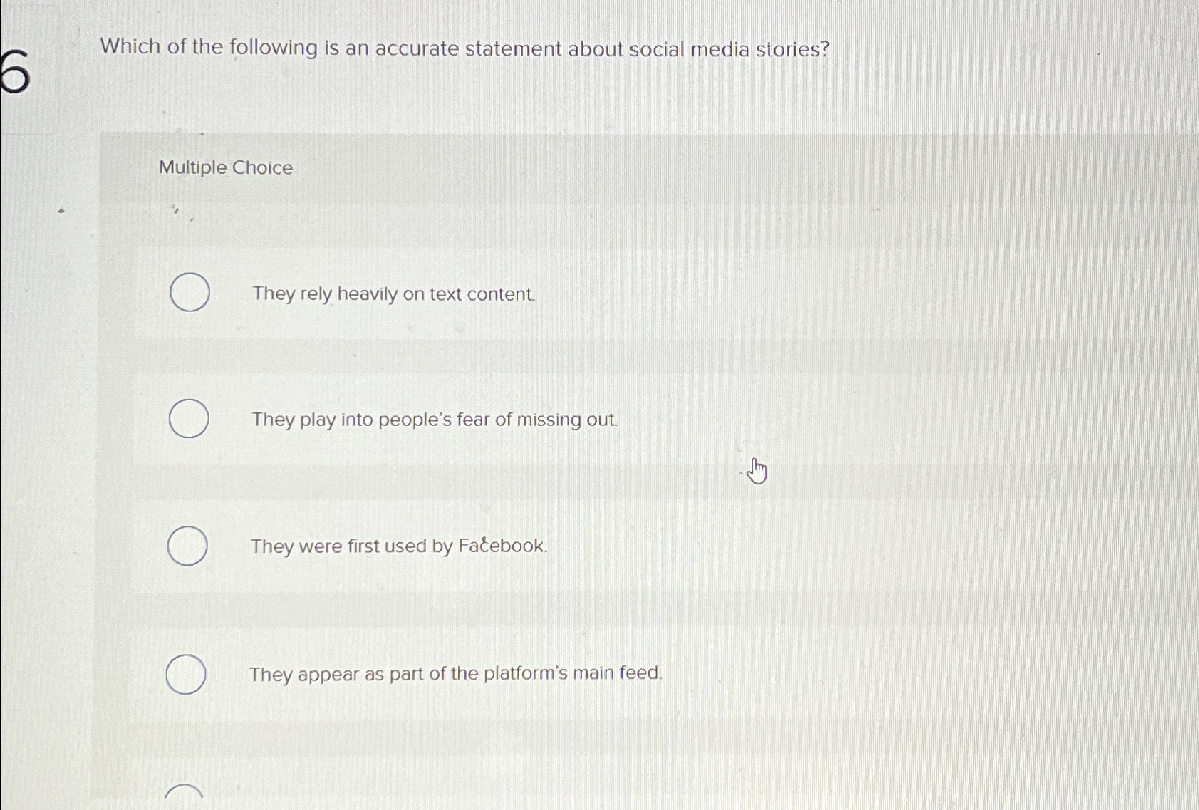 Solved Which of the following is an accurate statement about | Chegg.com