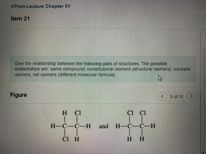 Give the relationship between the following pairs of structures. The possible relationships are: same compound, constitutiona