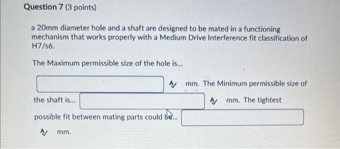 solved-a-1-75-diameter-hole-and-a-shaft-are-designed-to-be-chegg