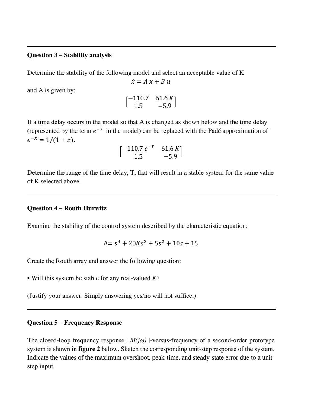 Solved Question 1 - Modeling Develop a mathematical model of | Chegg.com