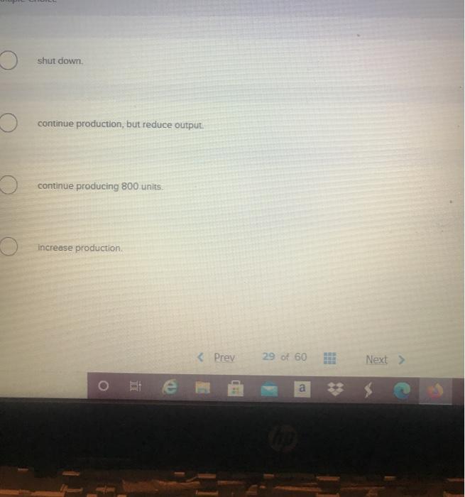 Solved Afum sells a product in a purely competitive market. | Chegg.com