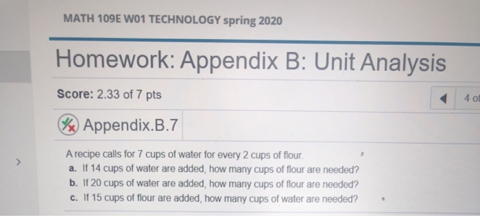 Home Work Math 109 Solved MATH 109E W01 TECHNOLOGY spring 2020 Homework: | Chegg.com