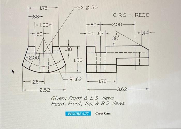 Solved -2x 0.50 CRS-I REQD 1.76—- -88- 11.00- 4.50 |--80+ : | Chegg.com
