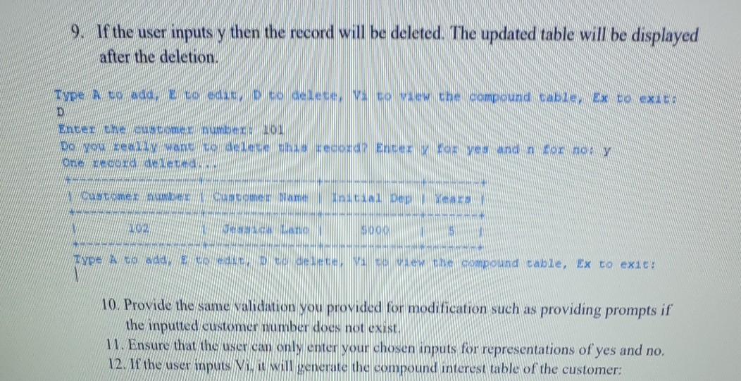 Solved Develop the python code based on the specifications | Chegg.com