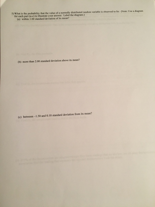 Solved 5) What is the probability that the value of a | Chegg.com