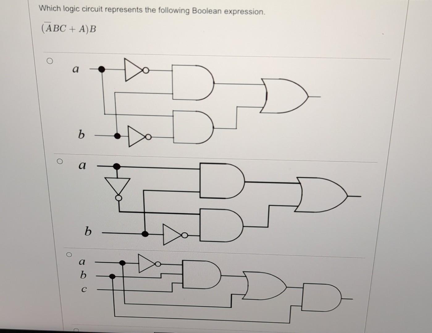 Solved What is the Boolean expressions for the following | Chegg.com