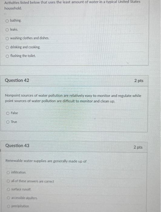 Solved Activities listed below that uses the least amount of