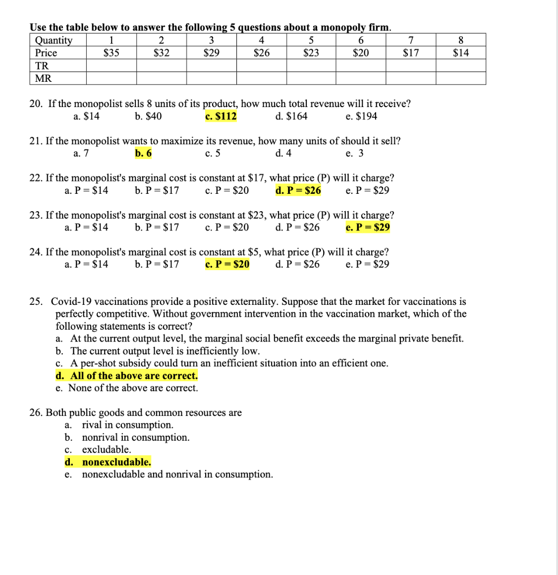 Solved Please explain why these are the correct answears, | Chegg.com