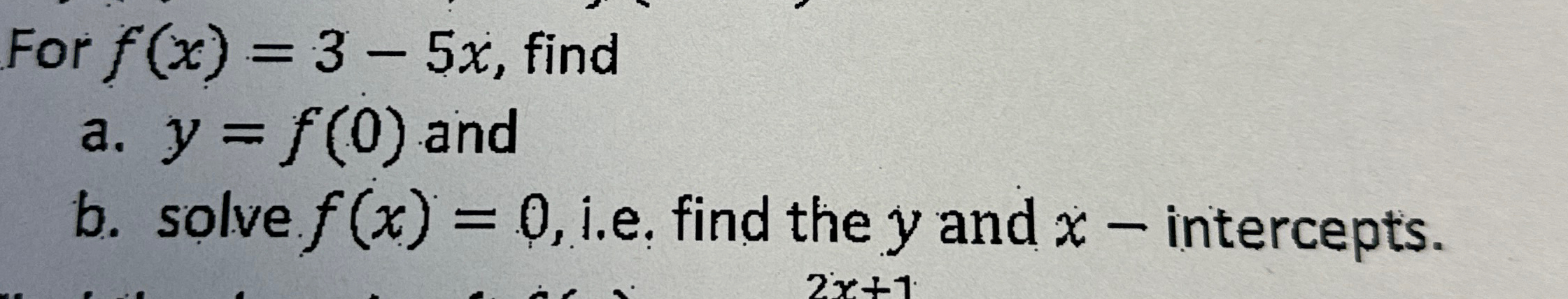 solve for f ff. 0.3 = 0.5 f − 0.7 0.3=0.5f−0.7